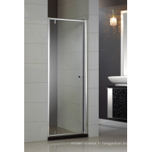 Porte de douche pivotante Simple Design en verre trempé Hb-P900